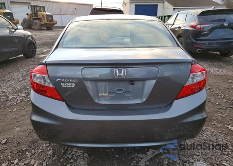 2012 Honda Civic Ex z USA, uszkodzony, nr VIN 2HGFB2F89CH521359